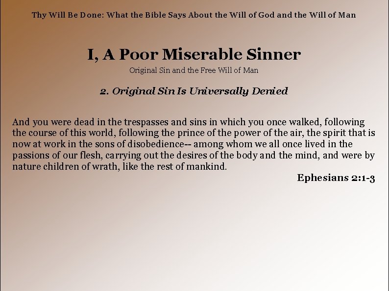 Thy Will Be Done: What the Bible Says About the Will of God and