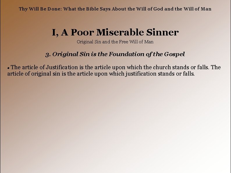 Thy Will Be Done: What the Bible Says About the Will of God and