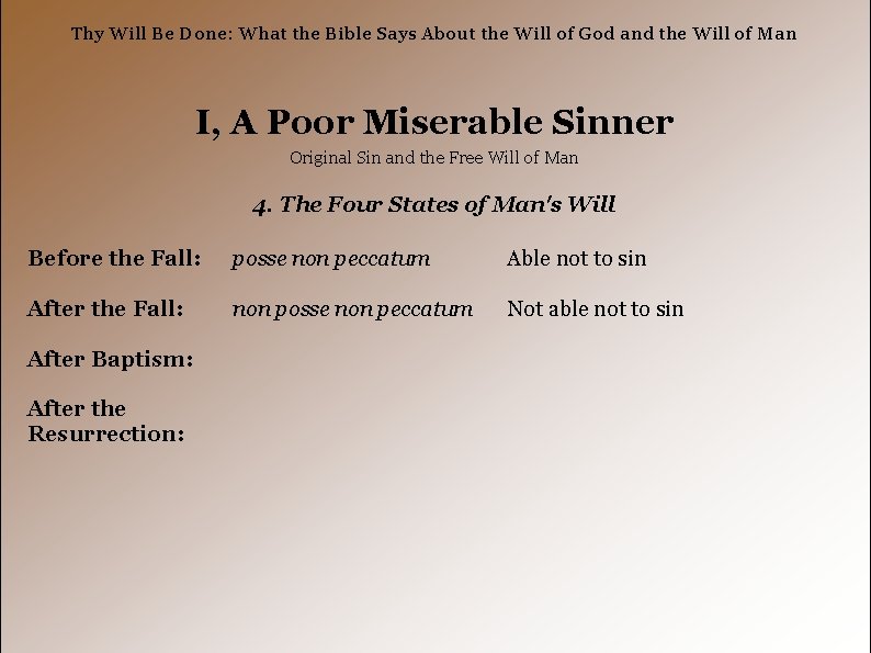 Thy Will Be Done: What the Bible Says About the Will of God and