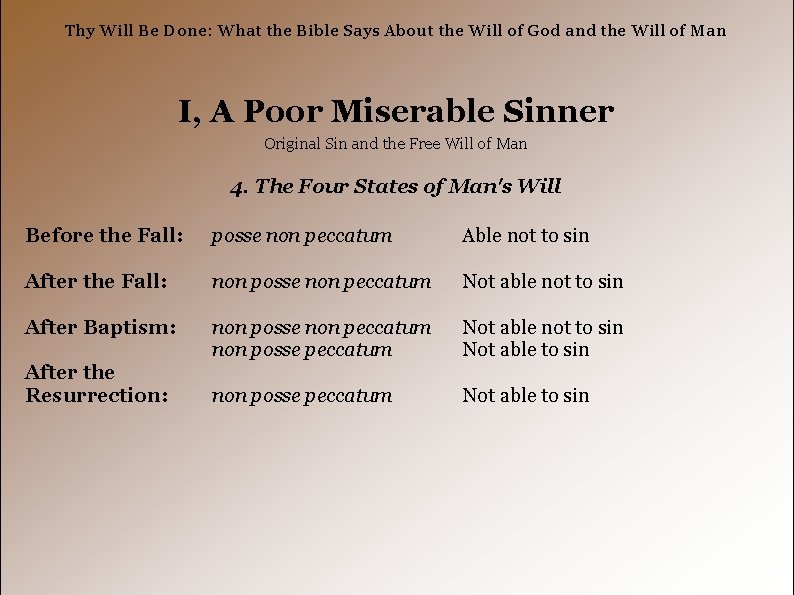 Thy Will Be Done: What the Bible Says About the Will of God and