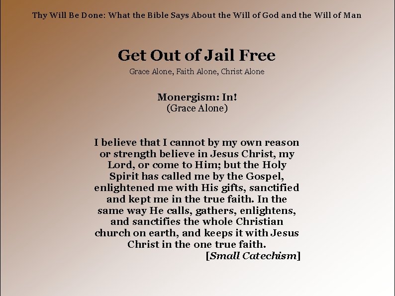 Thy Will Be Done: What the Bible Says About the Will of God and