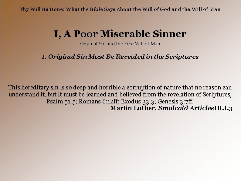 Thy Will Be Done: What the Bible Says About the Will of God and