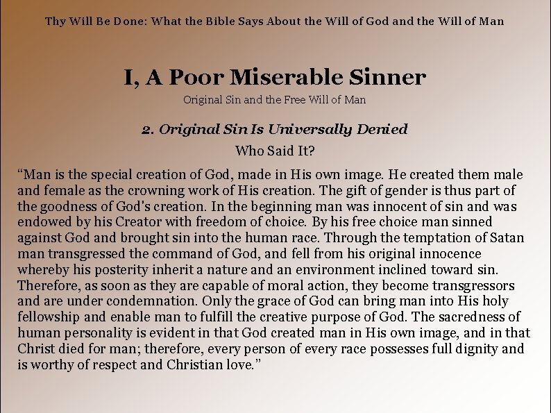 Thy Will Be Done: What the Bible Says About the Will of God and