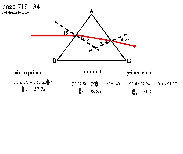 page 719 34 not drawn to scale 45 27. 72 air to prism 1.