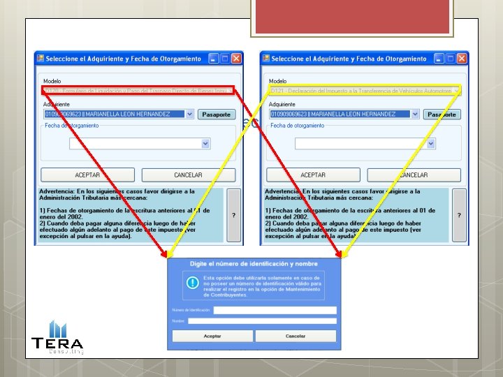 Paso 2: Creación de la declaración 