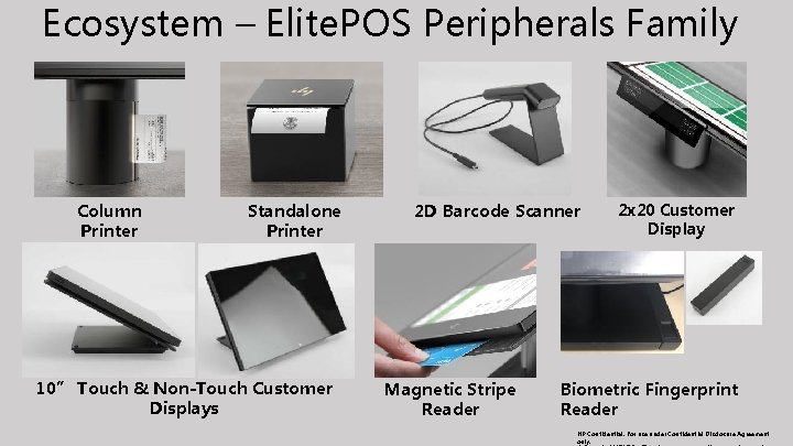 Ecosystem – Elite. POS Peripherals Family Column Printer Standalone Printer 10” Touch & Non-Touch