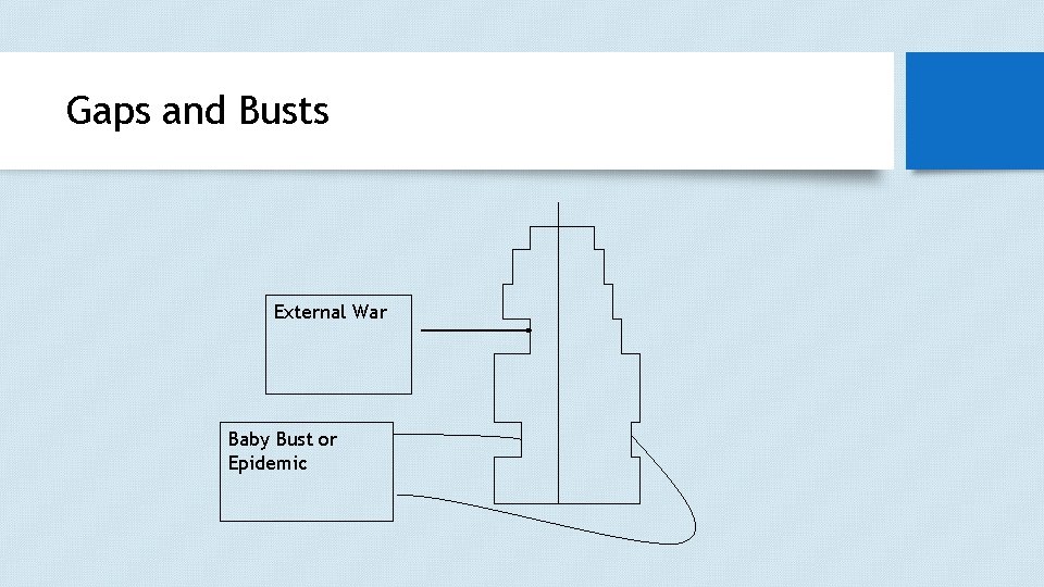 Gaps and Busts External War Baby Bust or Epidemic 