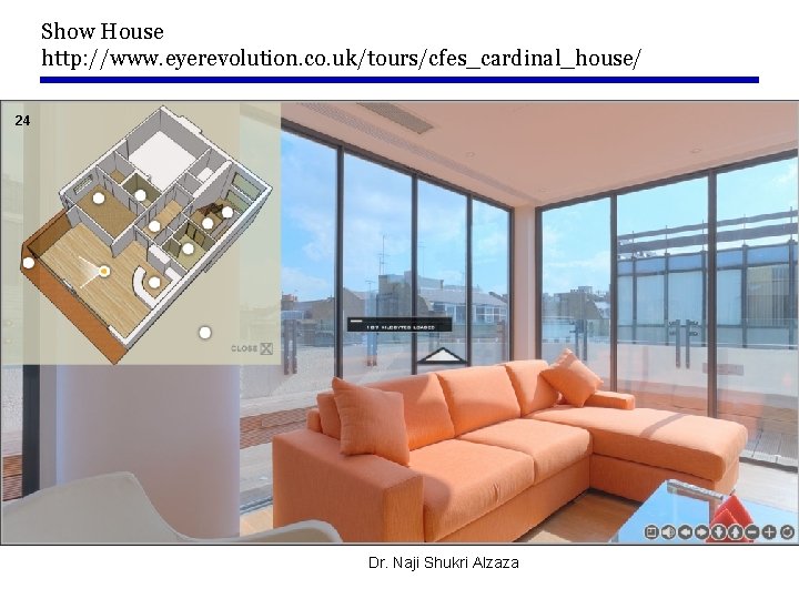 Show House http: //www. eyerevolution. co. uk/tours/cfes_cardinal_house/ 24 Dr. Naji Shukri Alzaza 