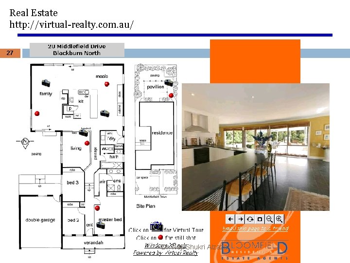 Real Estate http: //virtual-realty. com. au/ 27 Dr. Naji Shukri Alzaza 