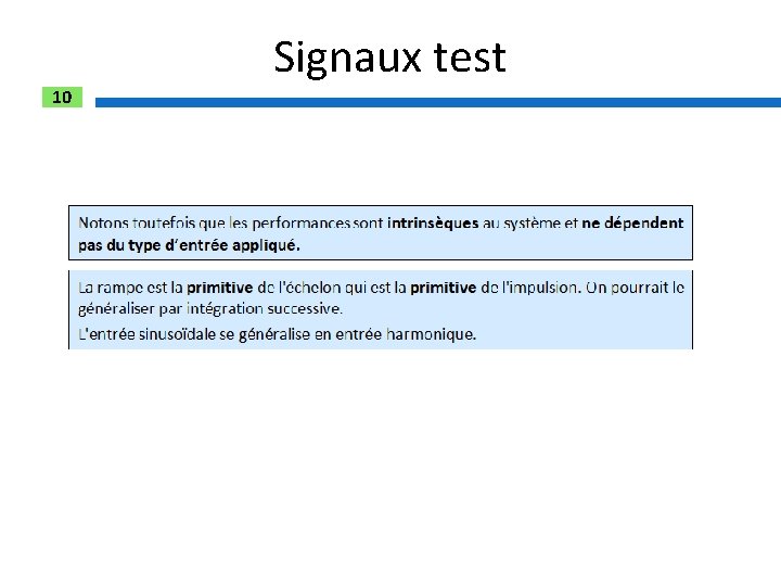 10 Signaux test 