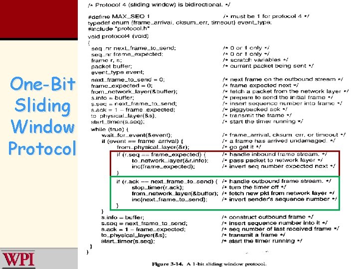 One-Bit Sliding Window Protocol 29 Advanc 