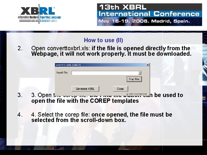 2. How to use (II) Open converttoxbrl. xls: if the file is opened directly