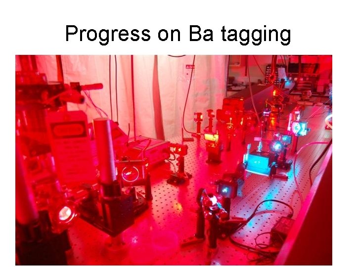 Progress on Ba tagging 