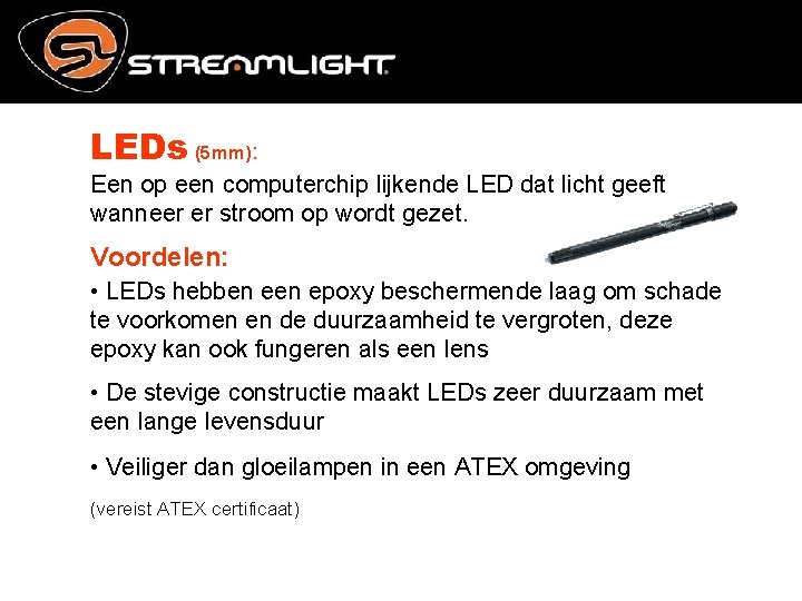 LEDs (5 mm): Een op een computerchip lijkende LED dat licht geeft wanneer er