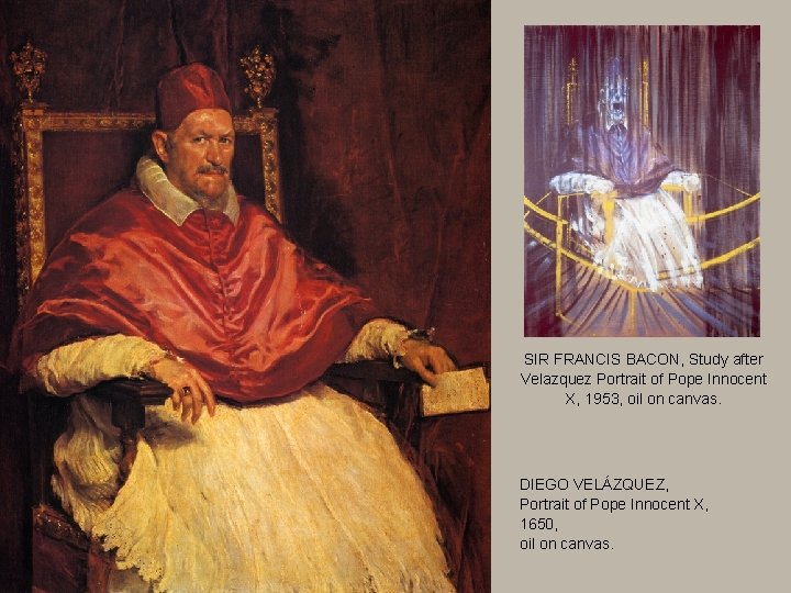 SIR FRANCIS BACON, Study after Velazquez Portrait of Pope Innocent X, 1953, oil on