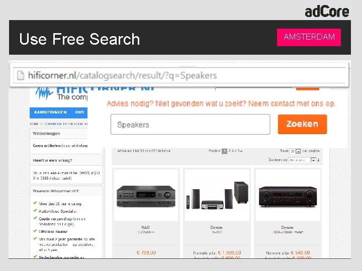 Use Free Search Build the URL. AMSTERDAM 