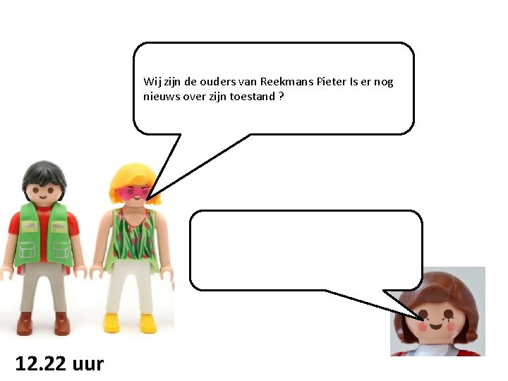 Wij zijn de ouders van Reekmans Pieter Is er nog nieuws over zijn toestand