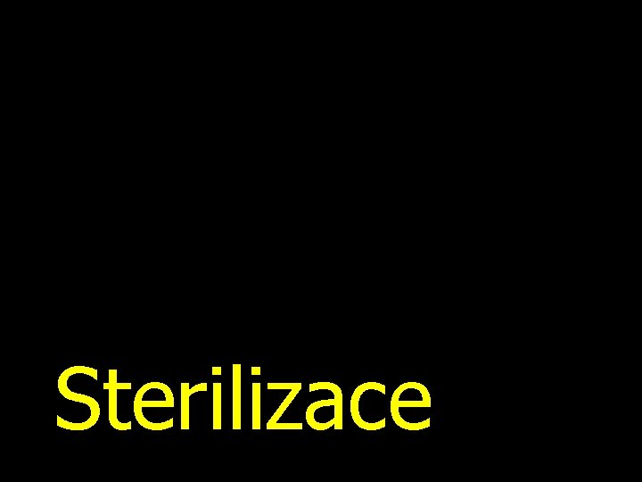 Sterilizace 