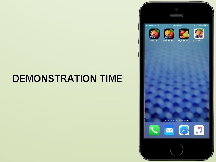DEMONSTRATION TIME 