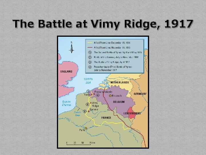 The Battle at Vimy Ridge, 1917 