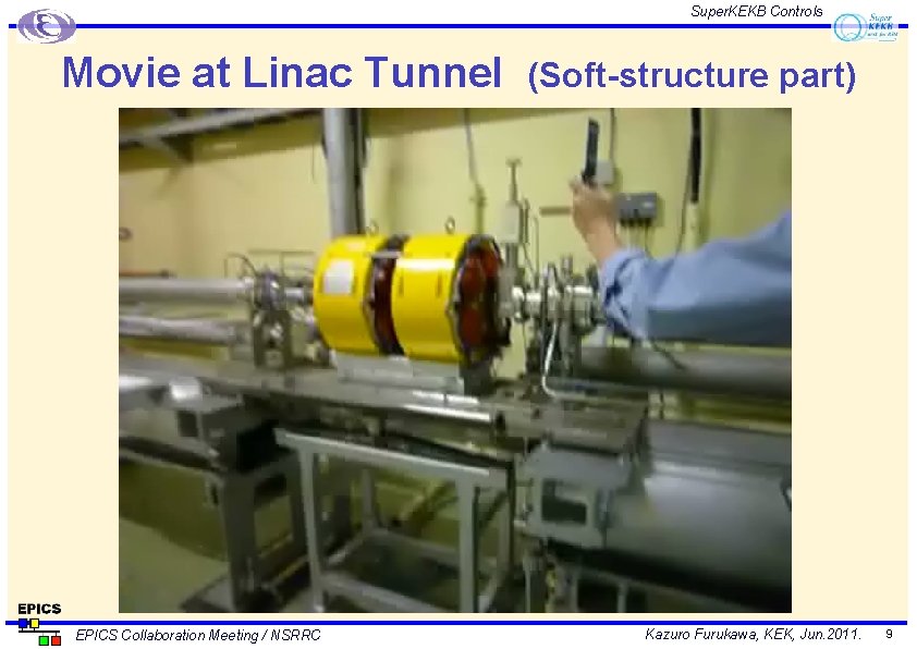 Super. KEKB Controls Movie at Linac Tunnel (Soft-structure part) EPICS Collaboration Meeting / NSRRC