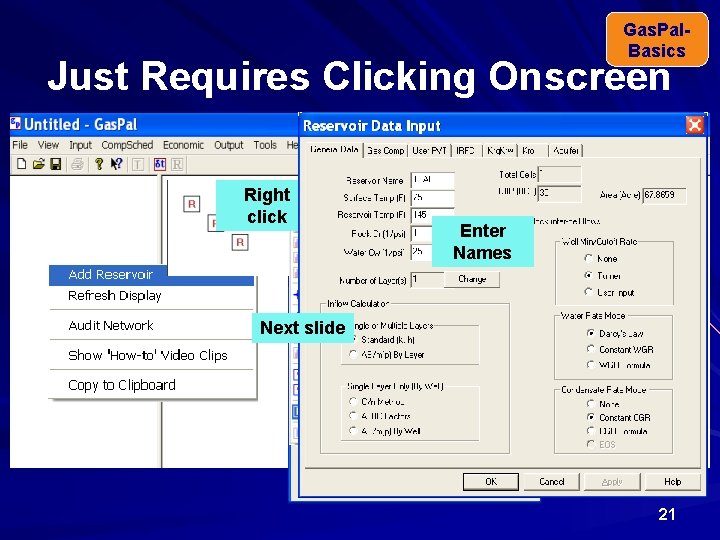 Gas. Pal. Basics Just Requires Clicking Onscreen Right inserts 1 st reservoir. Gas. Pal