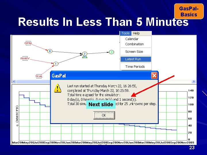 Gas. Pal. Basics Results In Less Than 5 Minutes Next slide 23 
