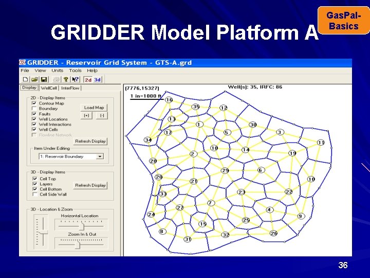 GRIDDER Model Platform A Gas. Pal. Basics 36 