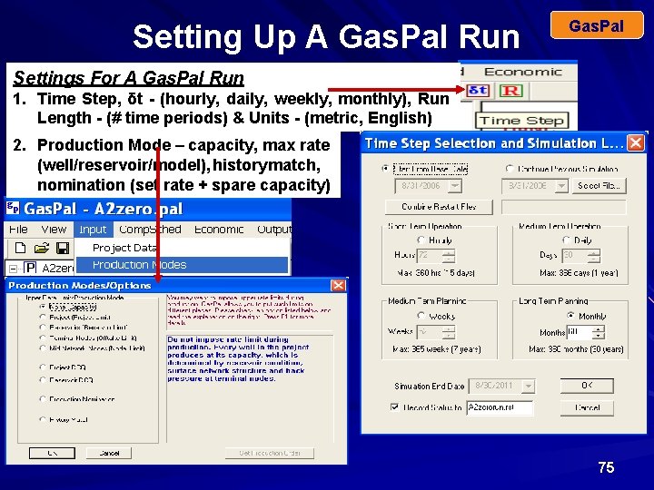 Setting Up A Gas. Pal Run Gas. Pal Settings For A Gas. Pal Run