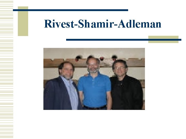 Rivest-Shamir-Adleman 