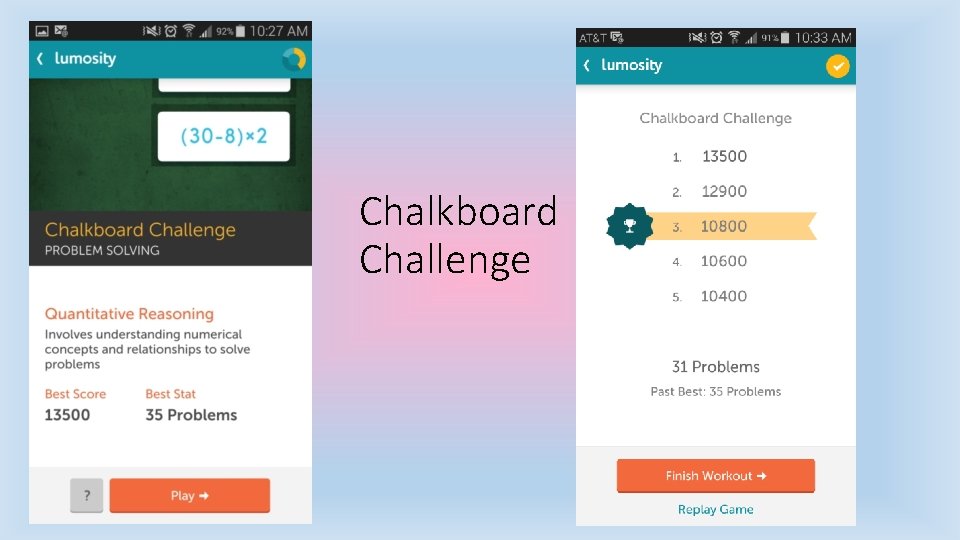Chalkboard Challenge 