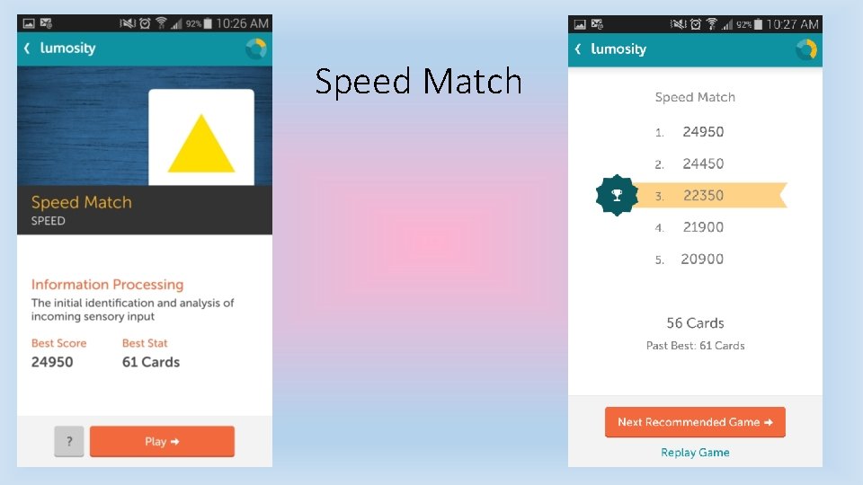 Speed Match 
