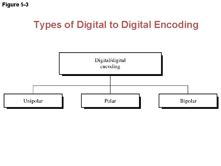 Figure 5 -3 Types of Digital to Digital Encoding 