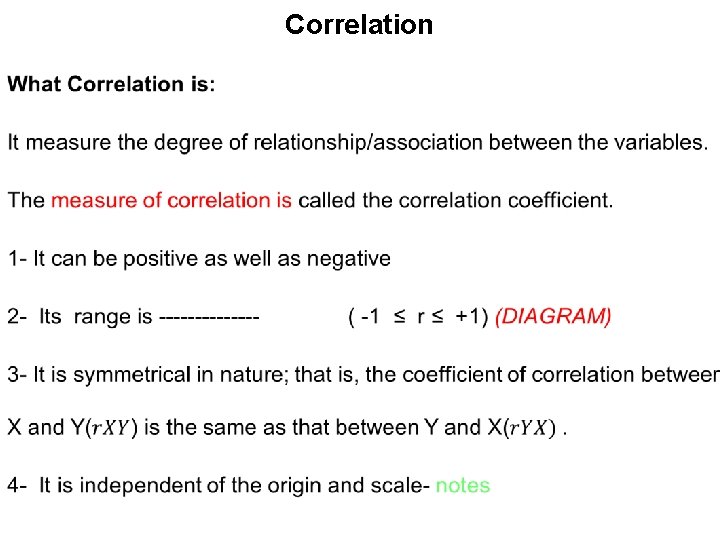 Correlation • 