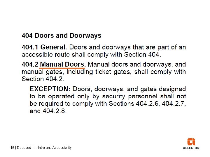 19 | Decoded 1 – Intro and Accessibility 