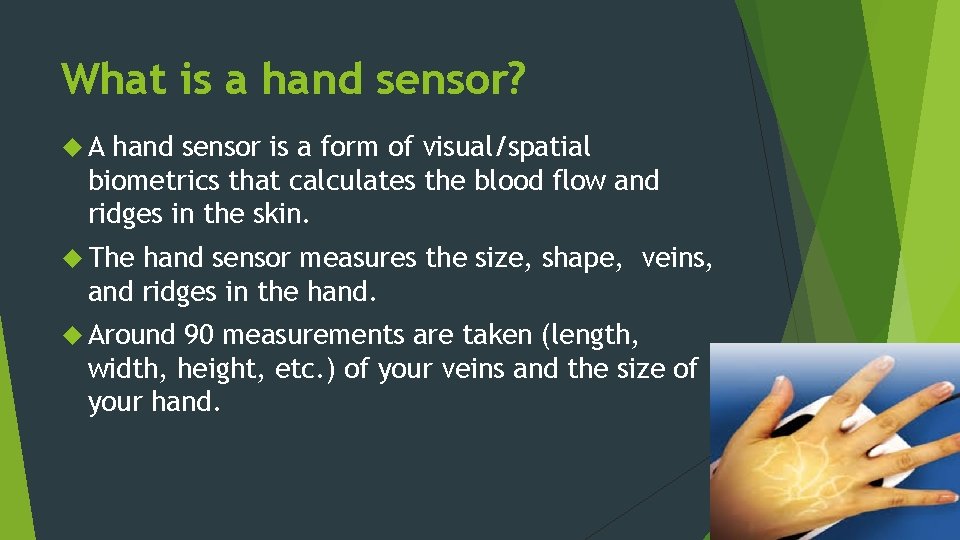 Hand Scanning for Entering the Building Hand scanning