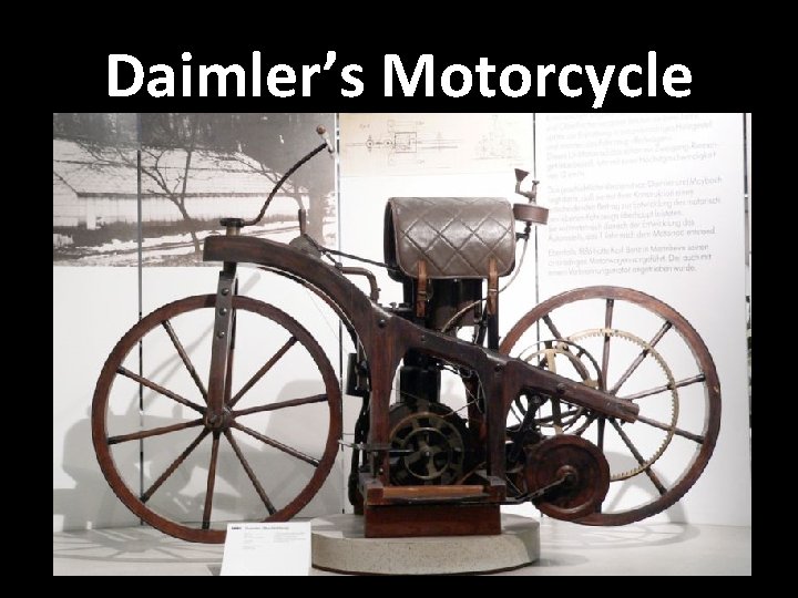 Daimler’s Motorcycle 