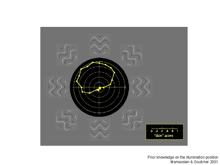 Prior knowledge on the illumination position Mamassian & Goutcher 2001. 