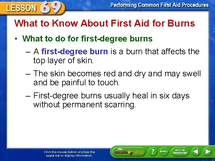 What to Know About First Aid for Burns • What to do for first-degree