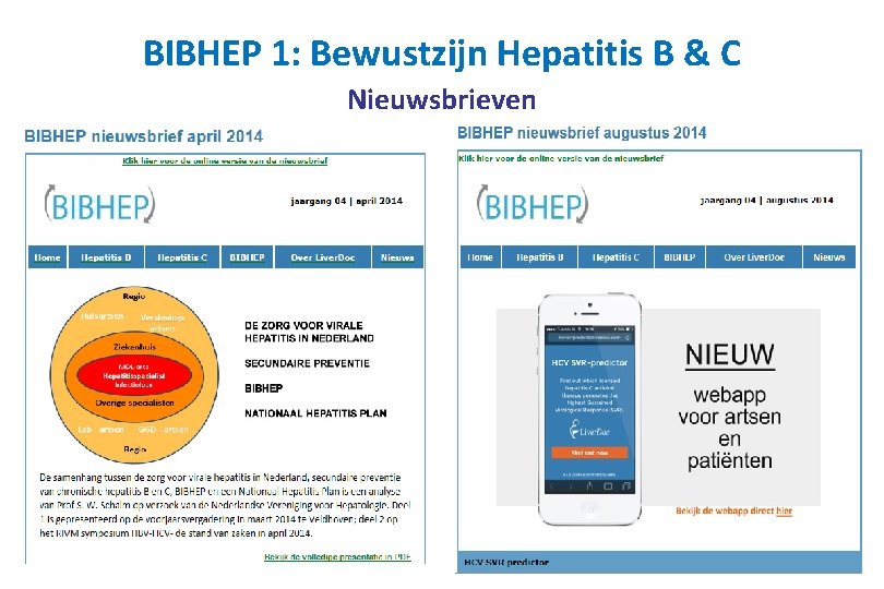 BIBHEP 1: Bewustzijn Hepatitis B & C Nieuwsbrieven 
