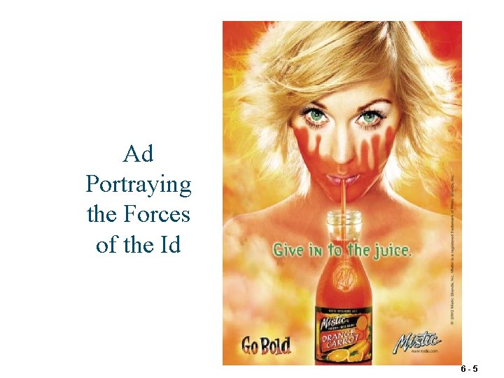 Ad Portraying the Forces of the Id 6 -5 
