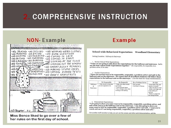 2. COMPREHENSIVE INSTRUCTION NON- Example 23 