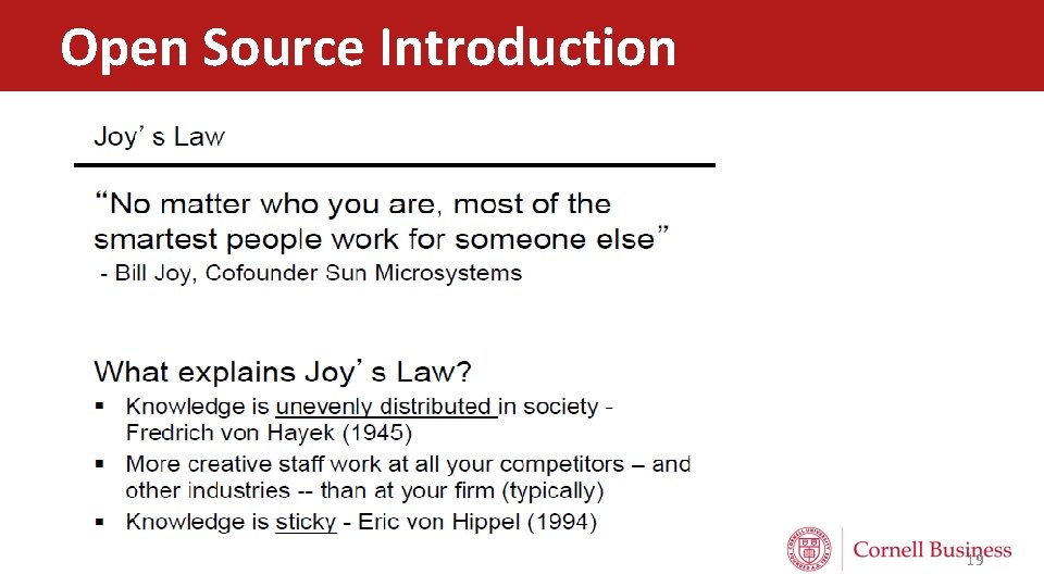 Open Source Introduction 19 