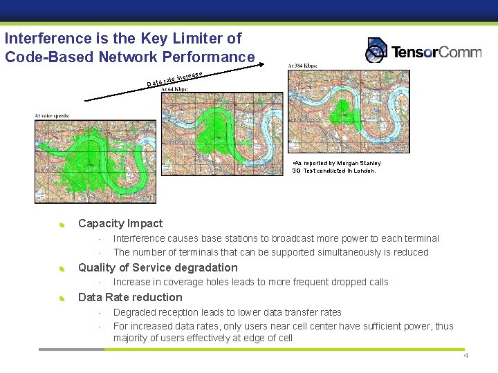 Interference is the Key Limiter of Code-Based Network Performance ate Data r se increa