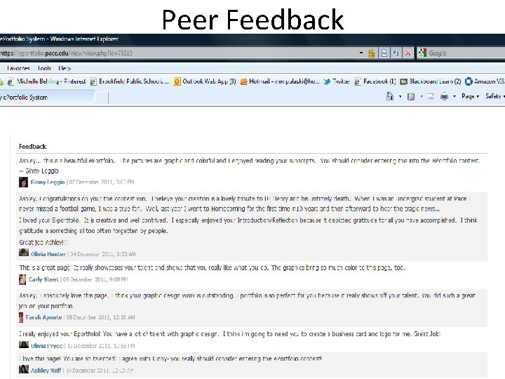 Peer Feedback 