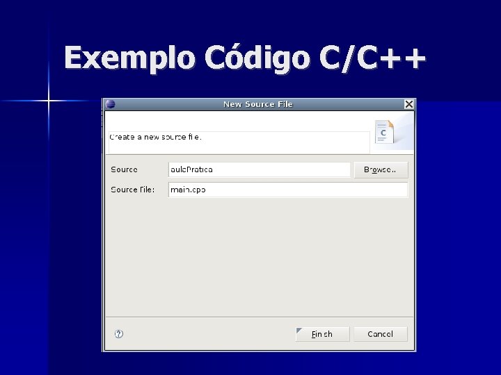 Exemplo Código C/C++ 