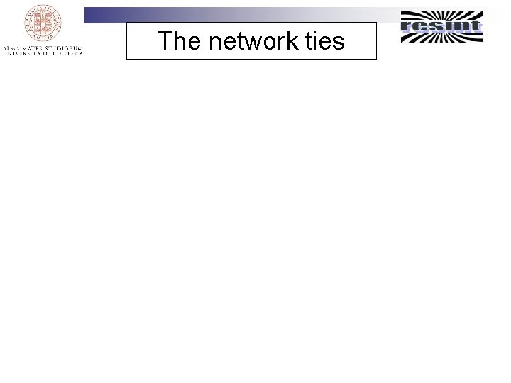 The network ties 