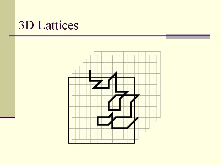 3 D Lattices 