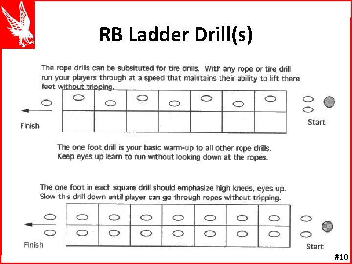 RB Ladder Drill(s) #10 