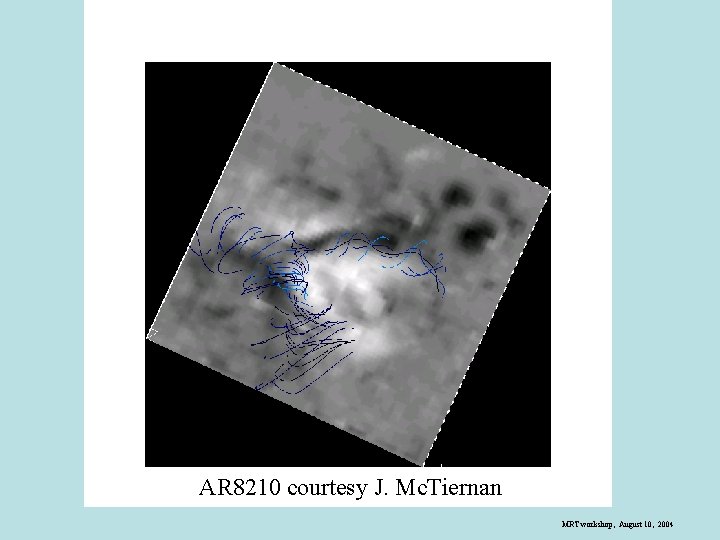 AR 8210 courtesy J. Mc. Tiernan MRT workshop, August 10, 2004 